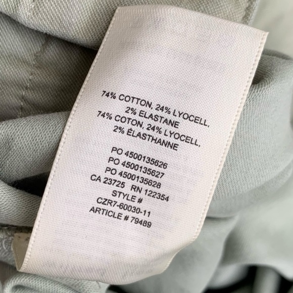 Aritzia Wilfred Ascendant Pants 0 Utility Trousers Silent Green Storm - Picture 13 of 14